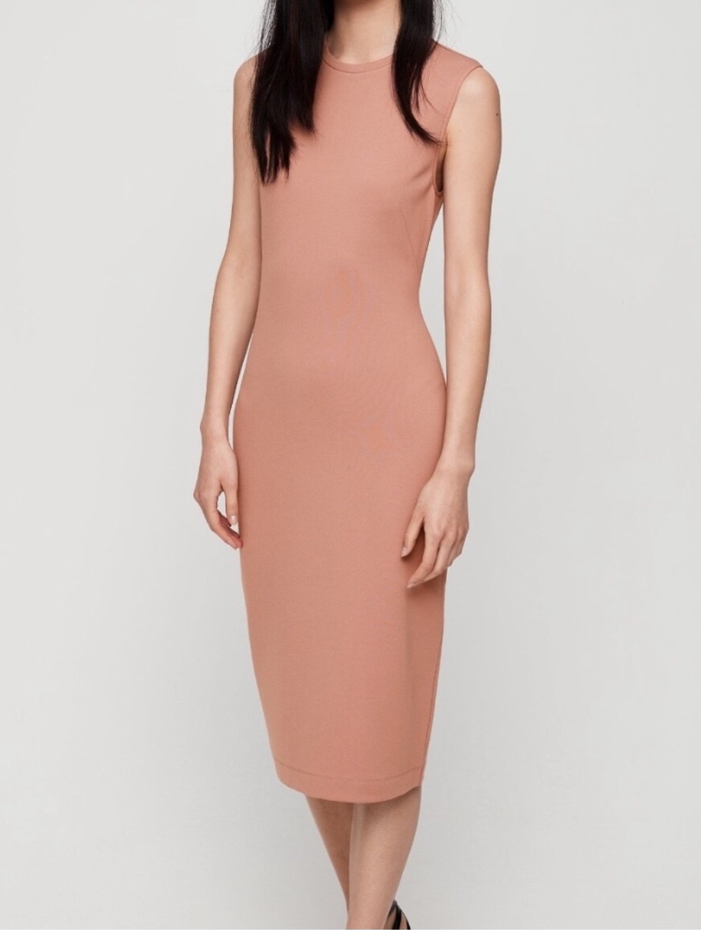 Aritzia babaton Milton Dress Chic Quiet Luxury Minimal Dress Size 2